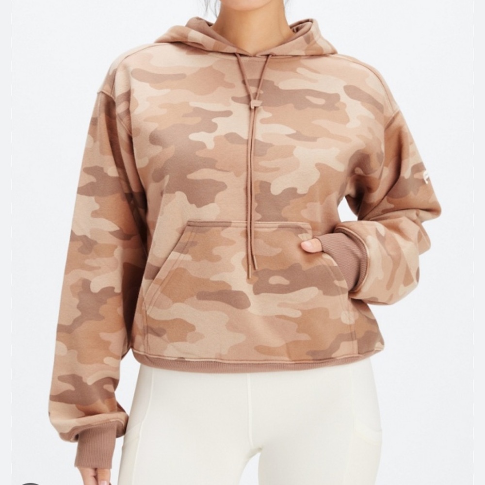 Fabletics Camo Cropped Hoodie